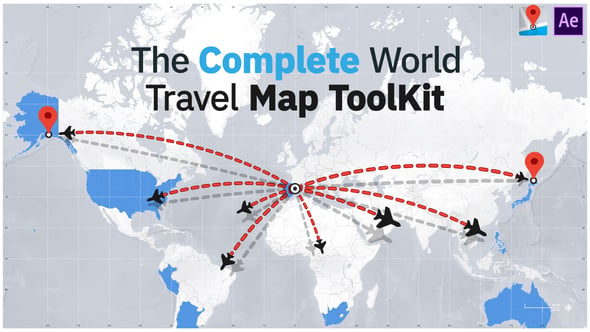 The Complete World Travel Map ToolKit（661573）-技能树